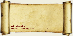 Biljana Tulkić vizit kartica